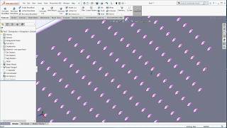 20-  Solidworks Eğitim - Fill Pattern- ( Dolgusal Çoğaltma ) Sheet Metal