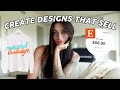Create designs in Canva that will actually SELL on Etsy | Research and Design (EASY WAY)