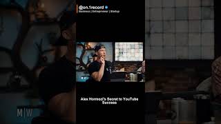 Alex Hormozi's Secret to YouTube Success #Shorts