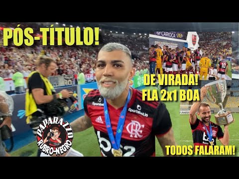 PÓS-JOGO: FLAMENGO 2×1 BOAVISTA! Mengão Campeão da Taça Guanabara de Virada! Entrevistas e Troféu!