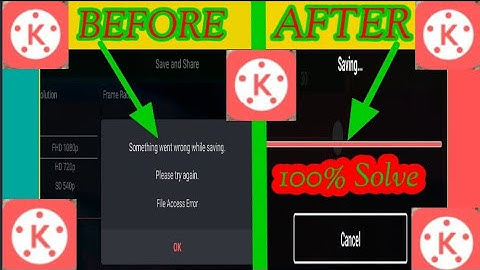 How To Kinemaster Exporting (Save) Problem!! Kine Master Export Error Problem Kaise Solve Kare