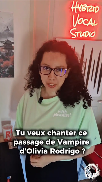 Elle ne “belte” pas ! Technique vocale d'Olivia Rodrigo dans Vampire #chant #vampire #oliviarodrigo