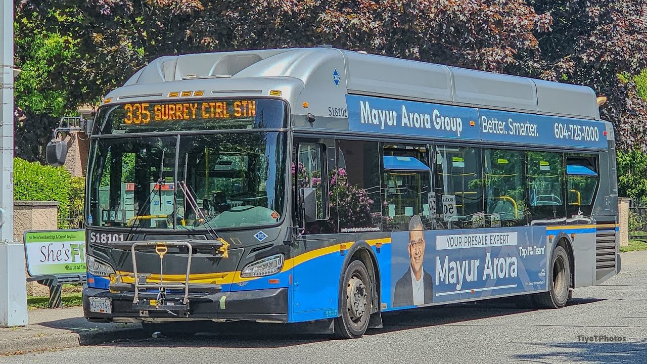 **School spl** (Translink) 18101 on 335 Surrey Central Stn.