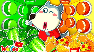 Cứu với, Wolfoo Bị Kẹt Trong Mê Cung Đồ Ăn Rồi | Thói Quen Tốt Cho Bé | Hoạt Hình Cho Bé