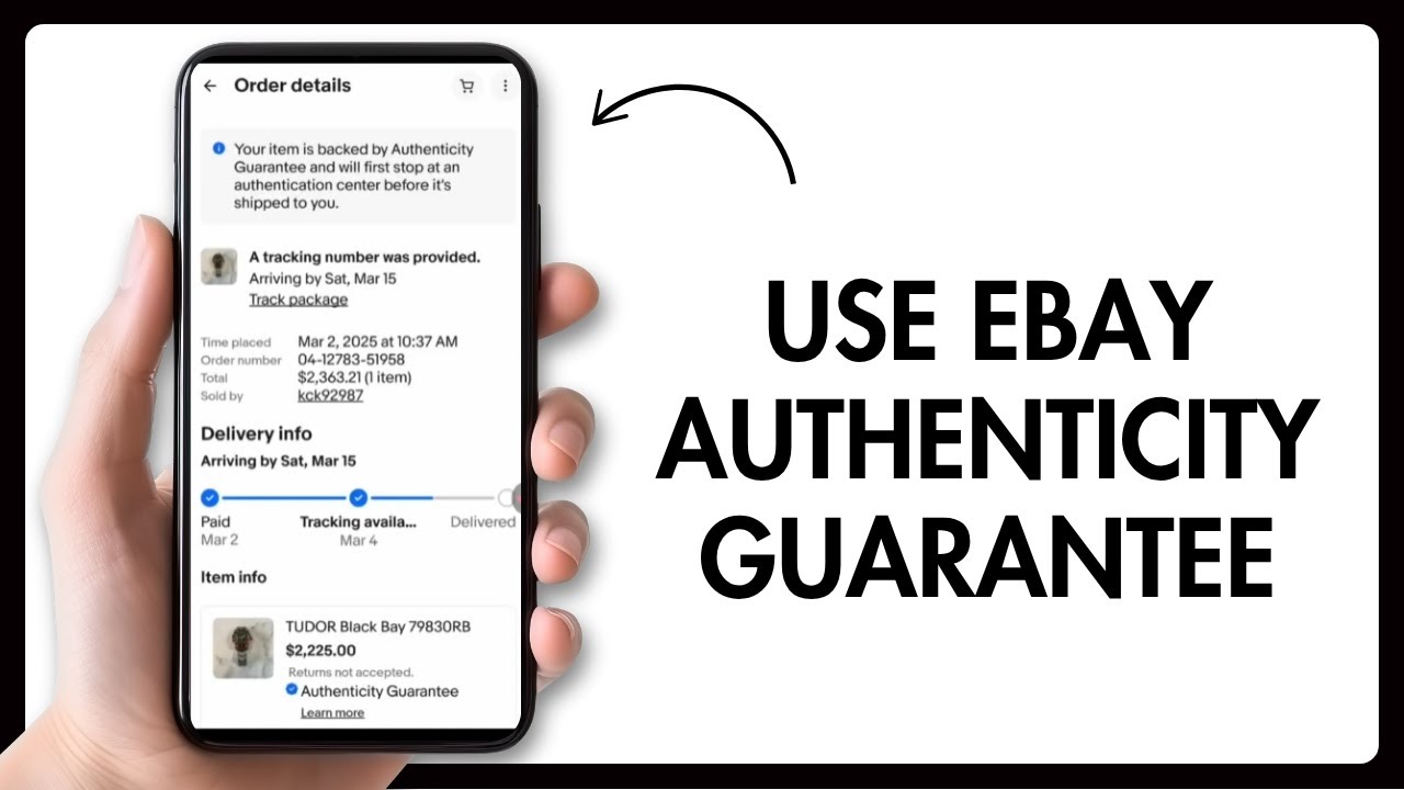 How to Use eBay Authenticity Guarantee - YouTube