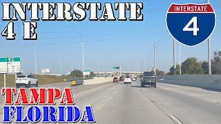 I-4 East - Tampa - Florida - 4K Highway Drive - 2024
