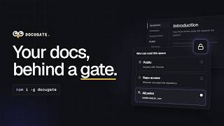 Turn your repo's markdown into gated docs, with no build step
