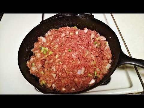 Cast Iron Cooking Corn Beef Hash And Eggs Recipe