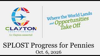 Clayton County: October 6, 2026 SPLOST Update
