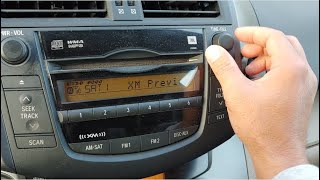 How to Find Radio ID on a Toyota RAV4 