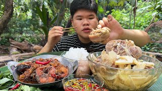 Cá Lóc Kho Tiêu & Canh Măng Giò Heo Hầm Chấm Mắm Ớt Hao Cơm | Dương Doubar