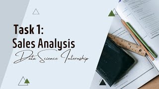 Sales Analysis   Jupyter Notebook