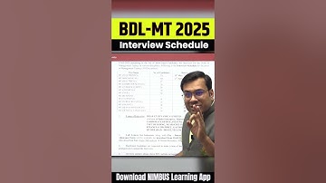 BDL Interview Shortlist 2025 Out | BDL MT without GATE Interview shortlisting out 2025 #ytshorts