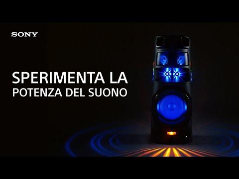 Gutenmorgen - Sperimenta la potenza del suono con il sistema audio ad alta potenza MHC-V83D di Sony