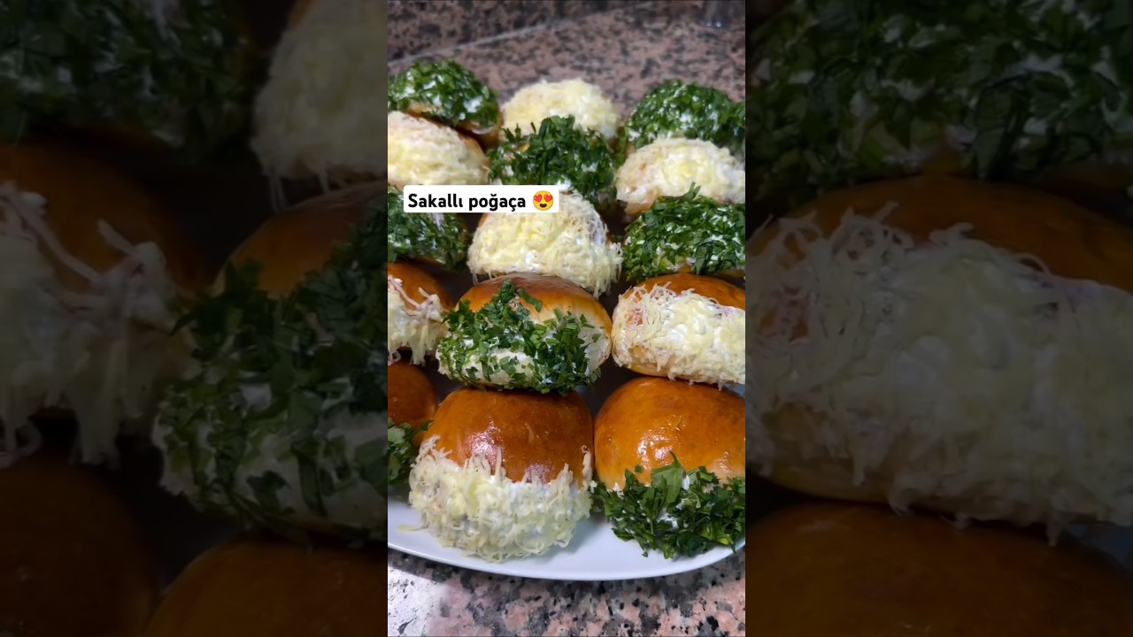 Sakallı poğaça tarifi #shorts Sakallı poğaça tarifi #shorts