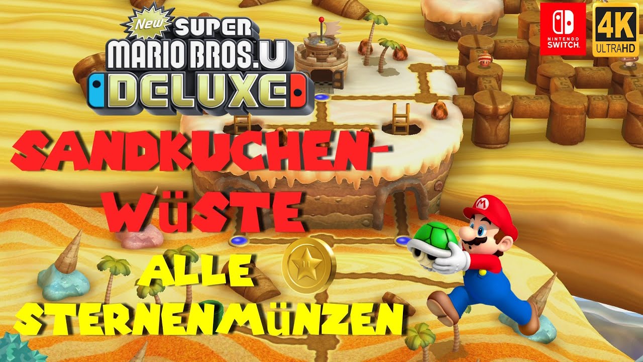 New Super Mario Bros. U Deluxe I Alle Sternenmünzen in Welt 2