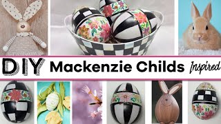 DIY Mackenzie Childs Inspired Easter Eggs and Basket
