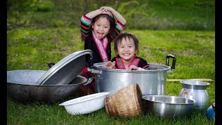 Learn Kitchen Item Names (educational) Hmong kids kawm txog tais diav