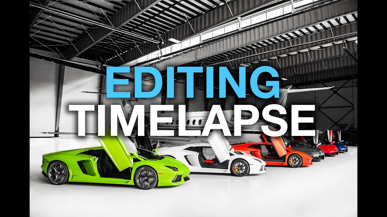 Lamborghini Photo Editing Time Lapse