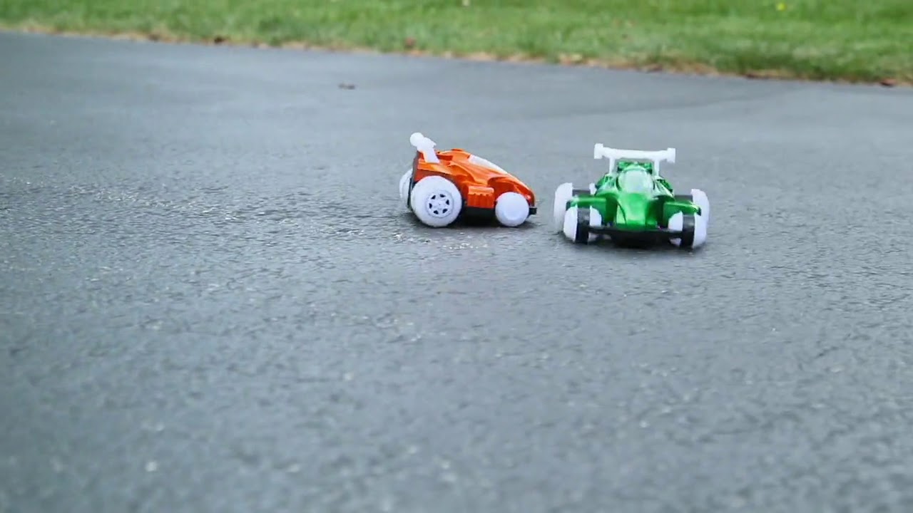 HoverQuads Set of 2 Remote Control Stunt Cars with Lights on QVC YouTube