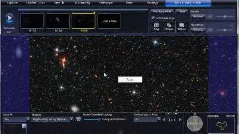 WWT Tutorials Part 2 - Andromeda - paste your own images and adding hyperlinks