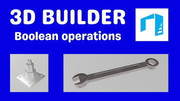 3D Builder boolean operations