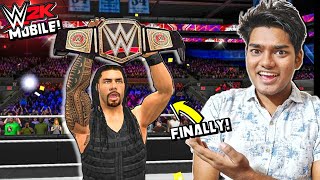 Finally Roman Won WWE Championship - WWE 2K CAREER MODE #3