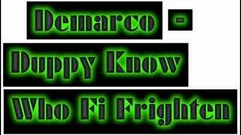 Demarco - Duppy know who Fi frighten