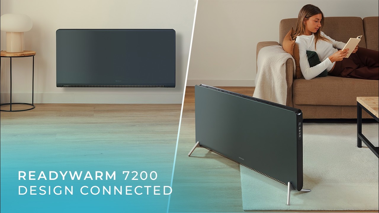 Konvektorheizung ReadyWarm 7200 Design Connected, 1800W mit Touchscreen, Fernbedienung und App