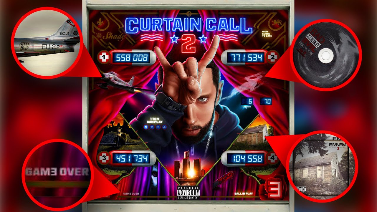 Eminems Curtain Call 2 Album Cover Everything You Missed Youtube