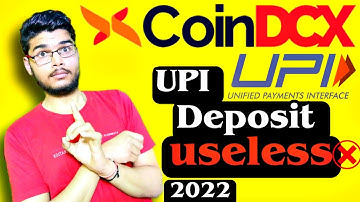 UPI deposit in CoinDCX "USELSS".| CoinDCX UPI feature NEVER USE IT |  CoinDCX me PayTM se deposit |