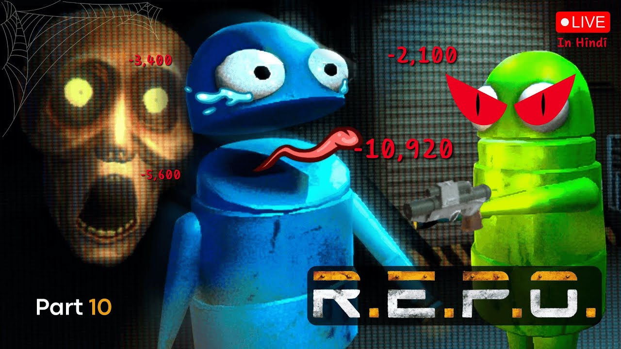 🔴 LIVE! R.E.P.O. with the squad 👀 | Part 10 | Masala Live Gamer 