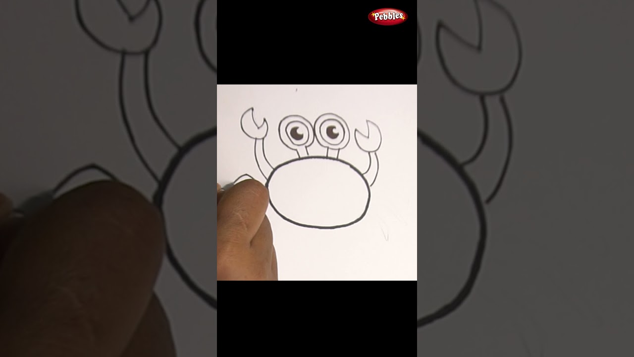 How to Draw a crab step by step for kids I Simple and Easy Drawing | Drawing Tutorial