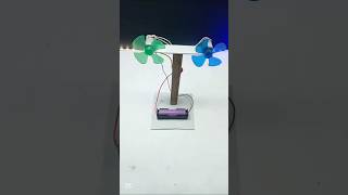 Simple DC motor project how to make mini fan#shortvideo #diyproject
