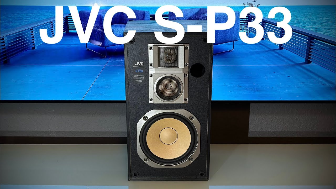 JVC S-P33 speakers Test - YouTube