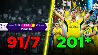 Australia vs Afghanistan 2023 World Cup Full Match HD Extended Highlights - Afg vs Aus 2023 Match