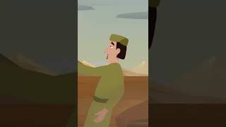 قصة سيدنا صالح للأطفال| ناقة الله ومعجزة ثمود 🐪✨ #Shorts