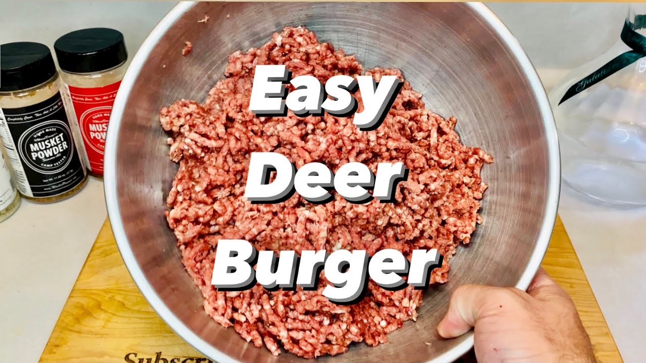 DIY Processing Ground Venison - North American Whitetail