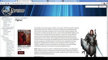 Pathfinder (D&D 3.5) Character Creation Tutorial