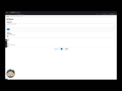 CS50W - Project 4 - Network