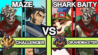 2XKO ▰ RANK 1 MAZE (Yasuo/Ekko) vs SHARK BAITY (Teemo/Ekko) ▰ 2XKO Pro Replays