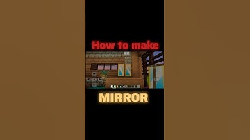 Mirror in Minecraft. #minecraft #shorts