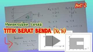 Menentukan Titik Berat Benda (Xo, Yo)