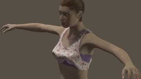 Cloth sims in Poser