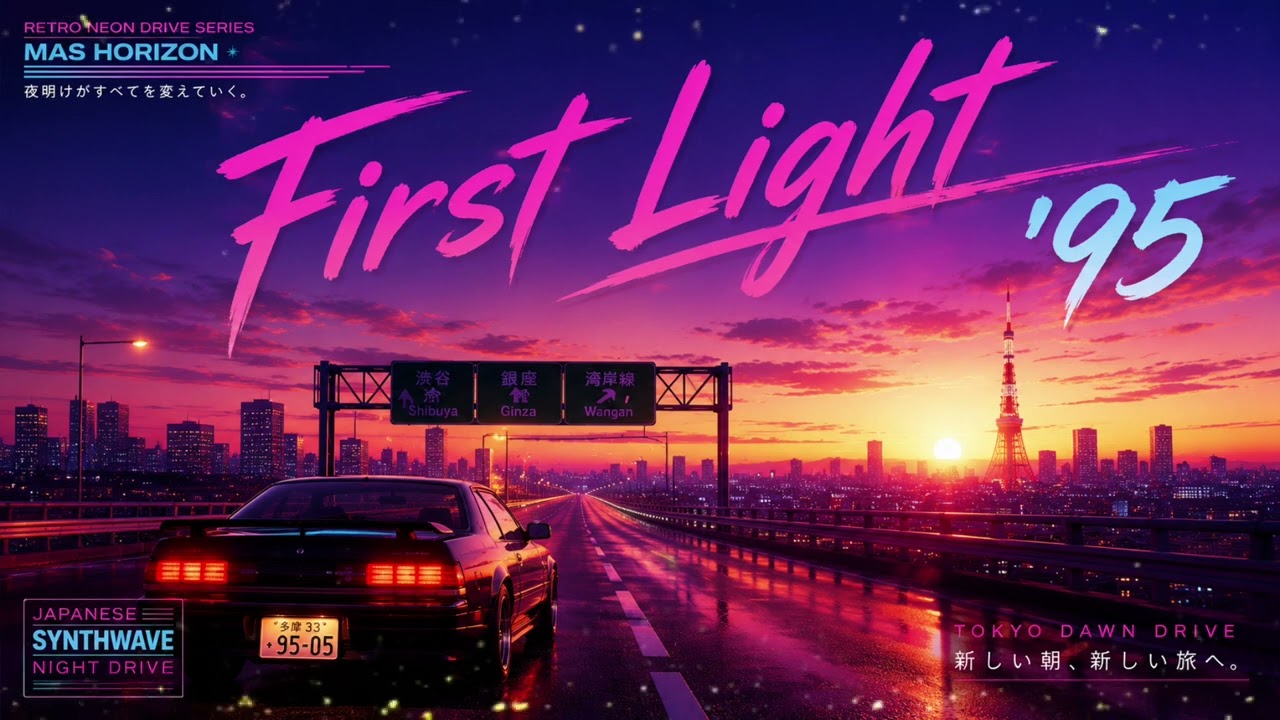 First Light '95 🌅 | Into The Morning Sky | Japanese Synthwave