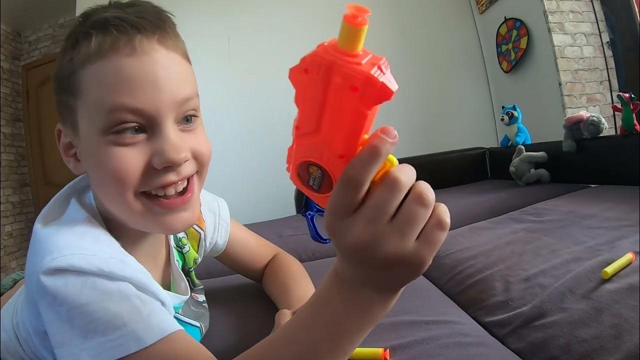 Домашний тир. Играем с ребенком дома - YouTube