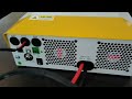 hybrid solar inverter connects with LiFePo4 battery