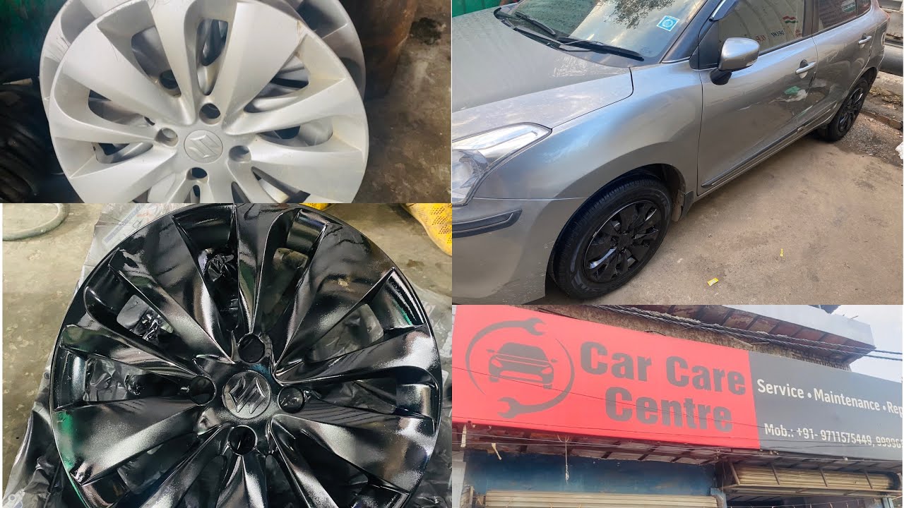 BALENO WHEEL COVERS CONVERTED TO ALLOY WHEELS IN LESS THAN 500 I
