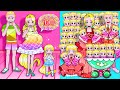 Paper Dolls Dress Up - Rapunzel Mom Gave Birth To 100 Babies - Barbie Story &amp; Crafts