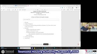 2026-08-13 Townsend Housing Authority
